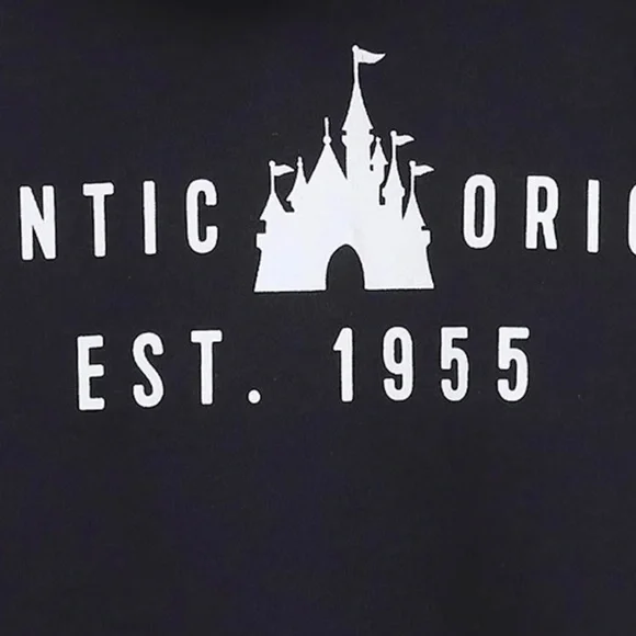 Disney Parks Disneyland Authentic Original Castle 1955 Zip up Hoodie NWT - Picture 8 of 9